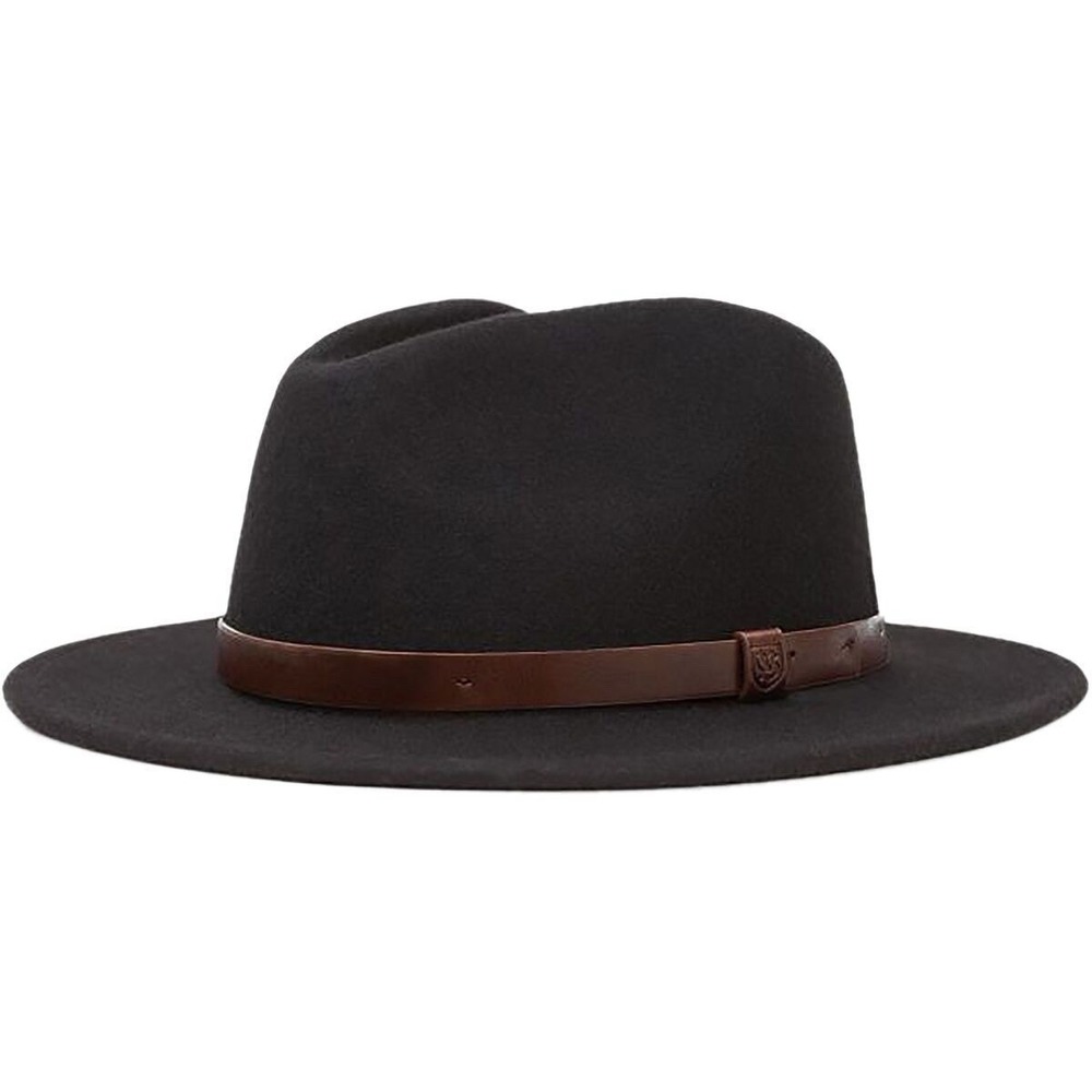 Brixton Messer Fedora Black Tan‎ Band Size Medium Unisex